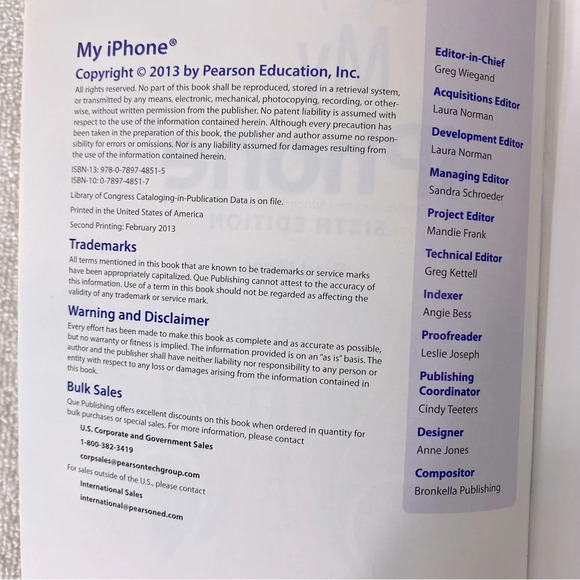 Que My IPhone Sixth Edition4, 4S & 5 Running iOS 6 - Picture 9 of 10